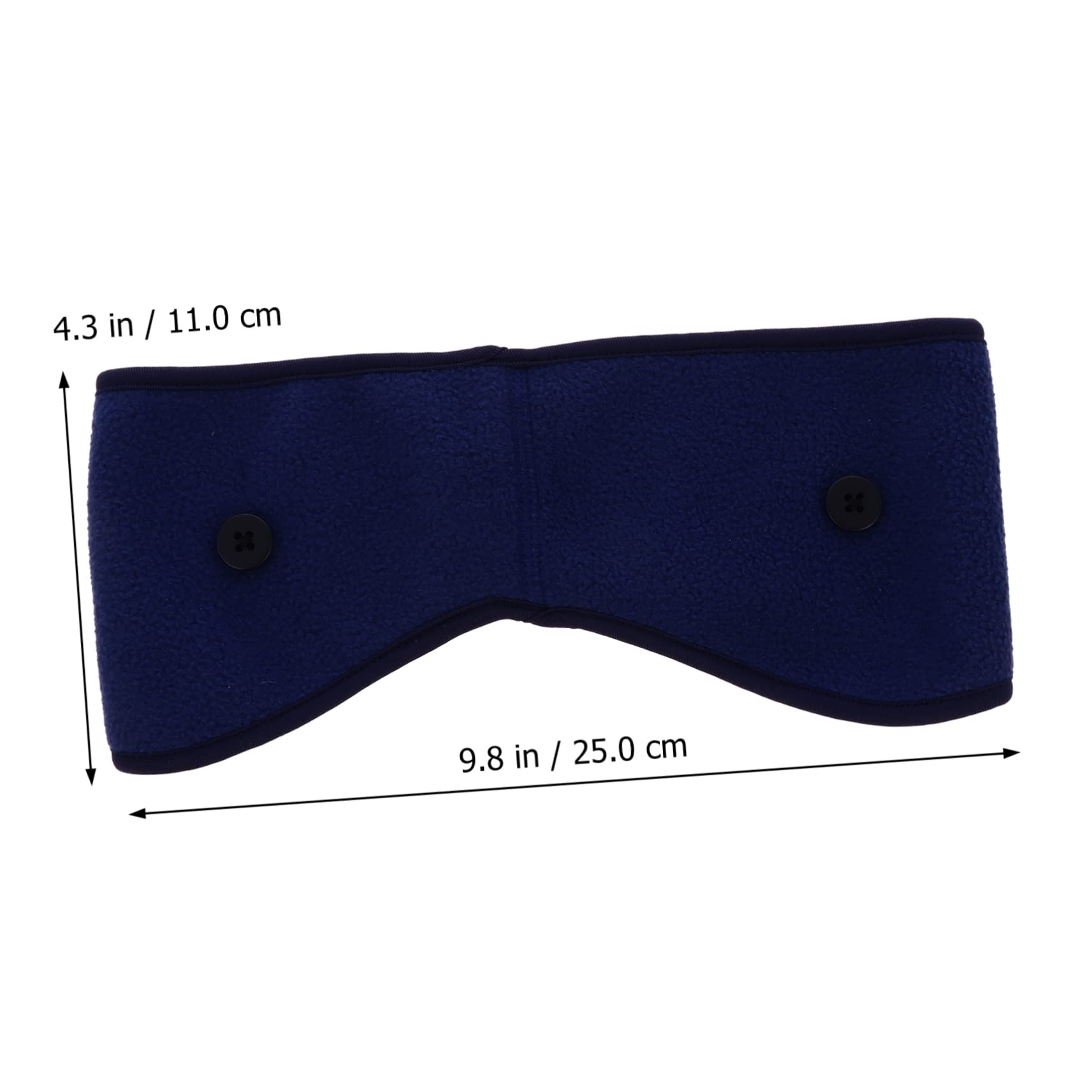 Abaodam Button Ear Warmer Headband Unisex Sports Hair Accessories for Running Cycling Winter Activities Elastic Button Design for Face Mask Attachment Skin Friendly Comfortable