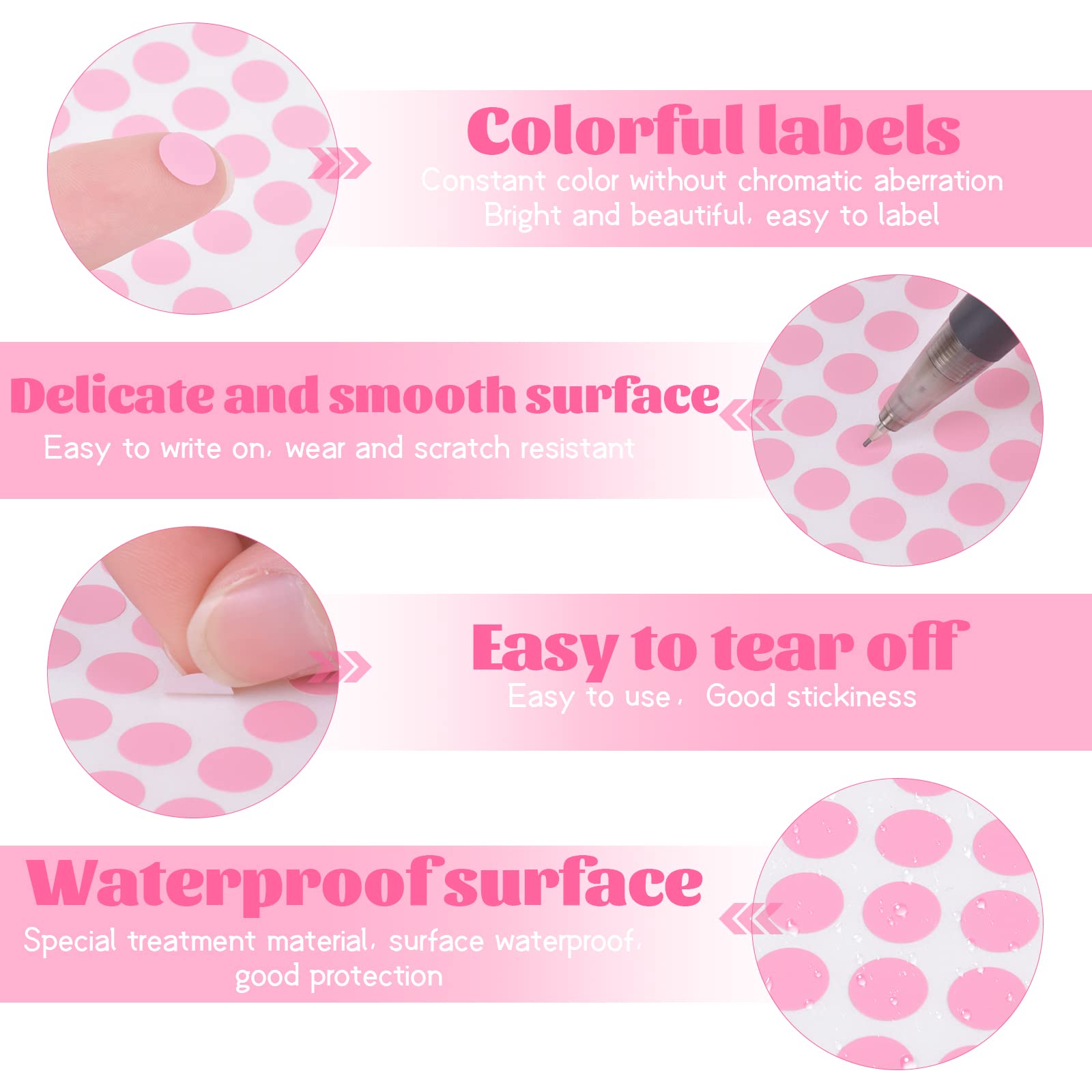 Bollini Adesivi Colorati 4000 Pezzi - 25 Mm, 8 Colori, Per Decorazione E Organizzazione - Foto 9