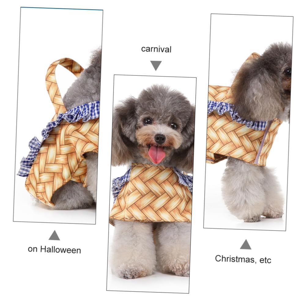 Disfraz para perro LIOOBO XL amarillo cómodo y transpirable miniatura 6