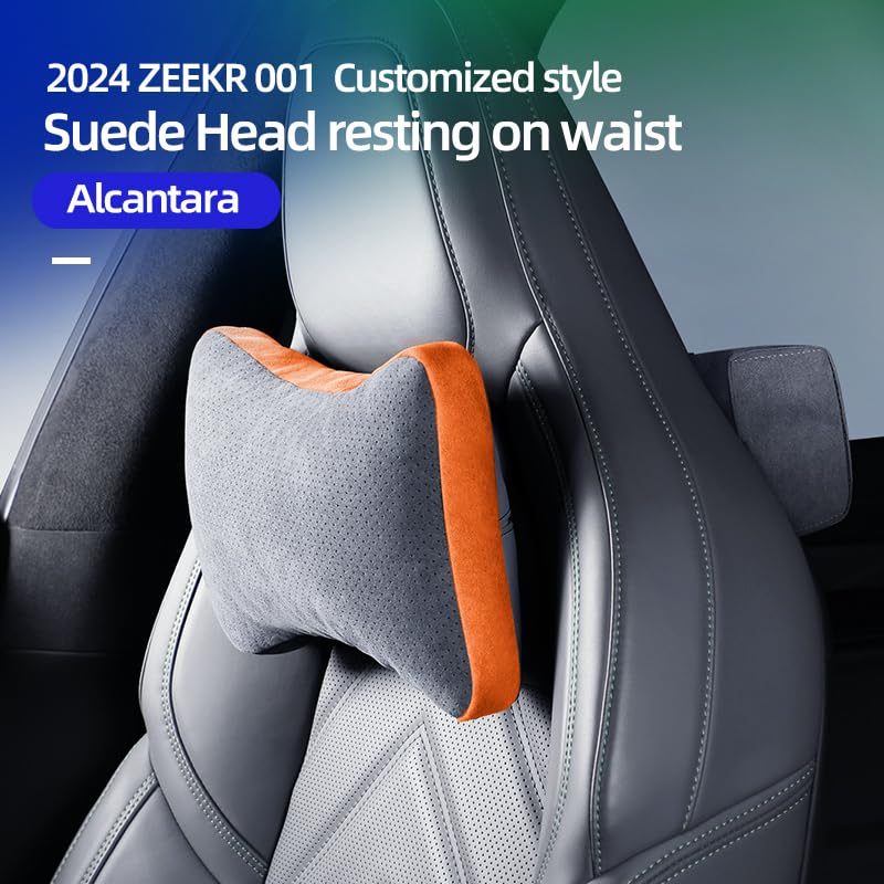 regulowana poduszka do spania w podróży Do ZEEKR 001 Suede 2021-2025