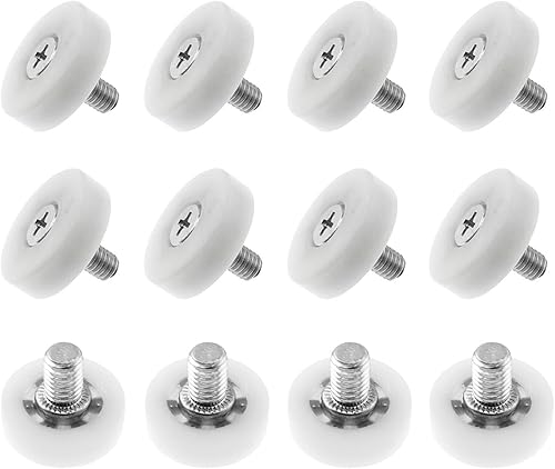 Rodillo deslizante de nailon para cajones, rodamientos de repuesto de polea pequeña de plástico para puertas correderas de gabinete, archivador,