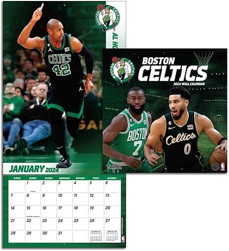 Miniatura 4 de Turner Sports Boston Celtics 2024 - Mini calendario de pared (24998040548)