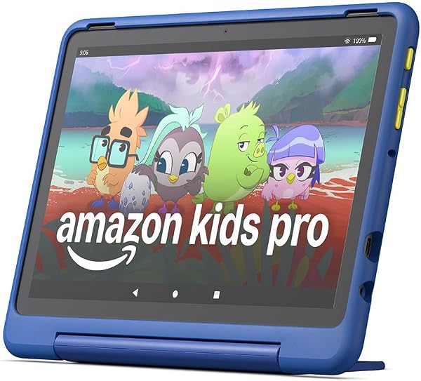 Amazon Fire HD 10 Kids Pro tablet (newest gen) | ages 6–12, 10" brilliant screen, long battery life, parental controls, slim case, 2023 release, 32 GB, Nebula - 2
