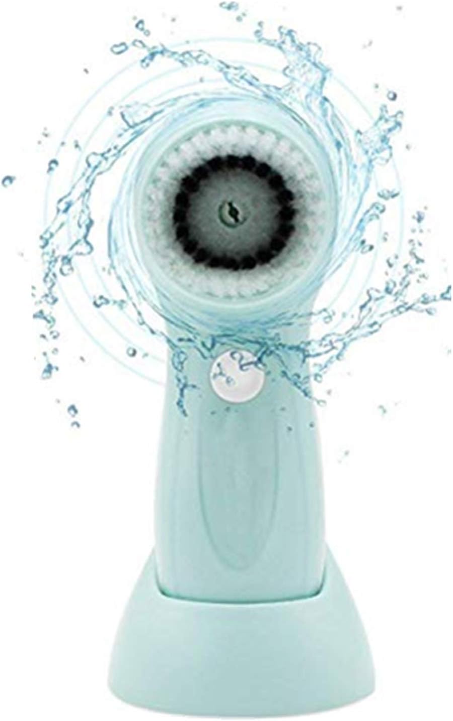 Facial Brush, Rechargeable Rotating Brush set with 3 Brush Heads 2 Speeds for Deep Skin Cleaner for Deep Scrubbing, Gentle Exfoliating and Removing Blackhead, blue by Chiicol