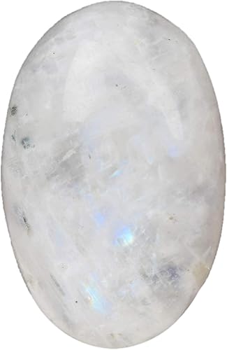 GEMHUB Piedra lunar arcoíris certificada 19.00 Ct Azul Flash Cabujón Óvalo Piedra de Luna Piedra de Luna EW-980, Gema, Tono de piedra lunar mejorada