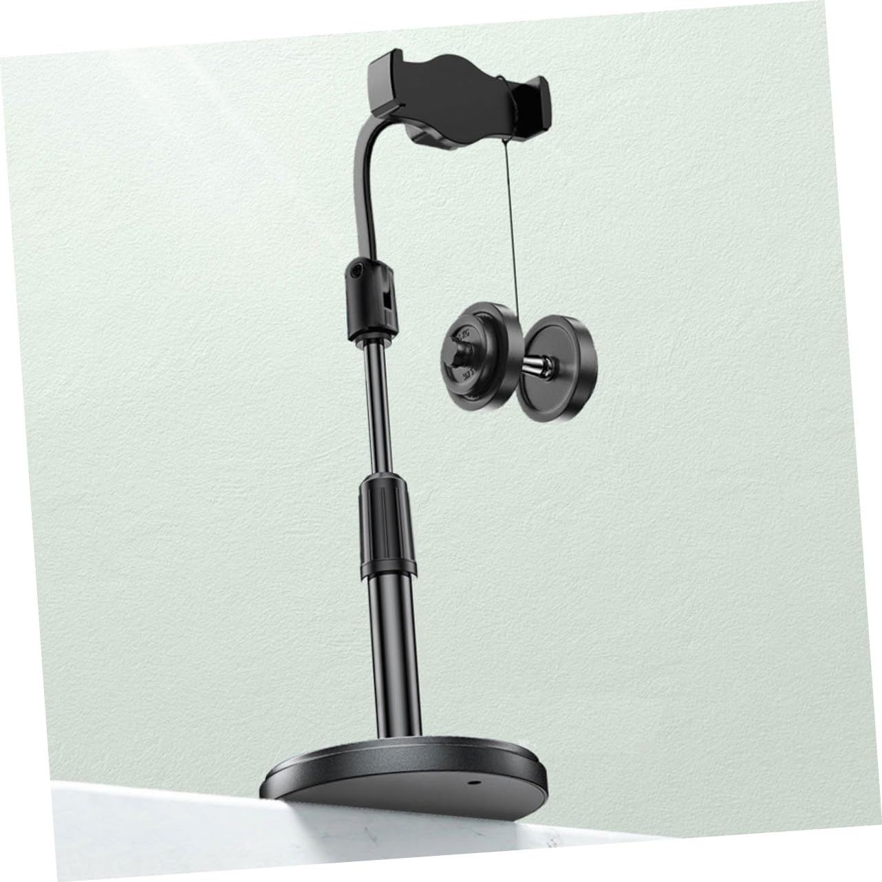 GALPADA 3 pezzi Supporti da Scrivania per Telefono Regolabili Nero Portacellulare Compatto e Portatile per Ufficio Camera Studio Angoli Multipli per Uso Sicuro e Comodo