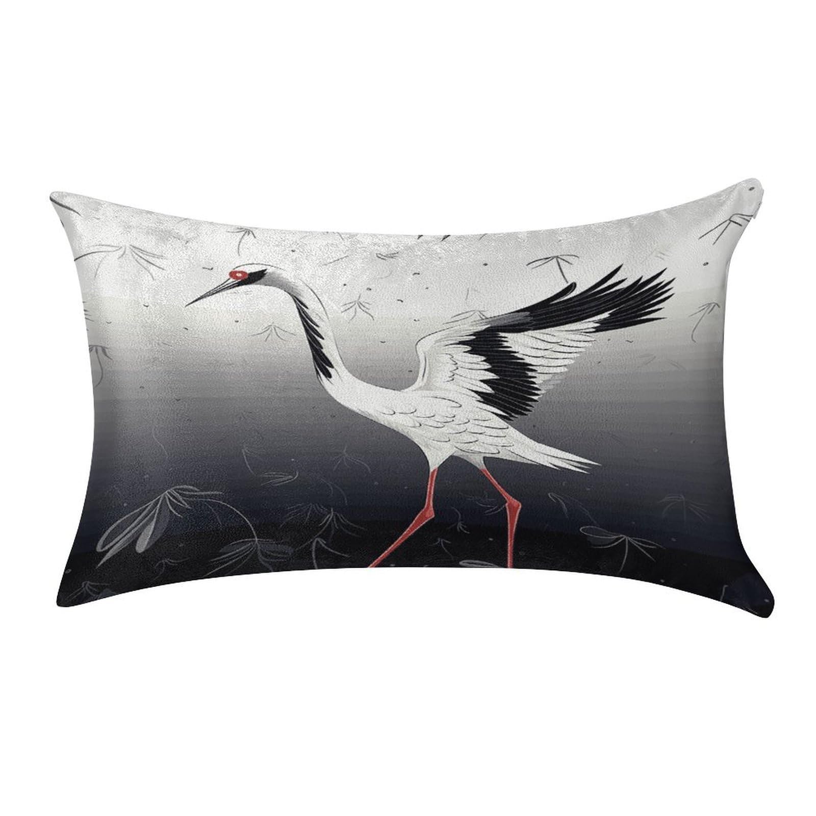 Fekiloot Style Japanese Crane Pillow Covers Home Decor Pillow Cases