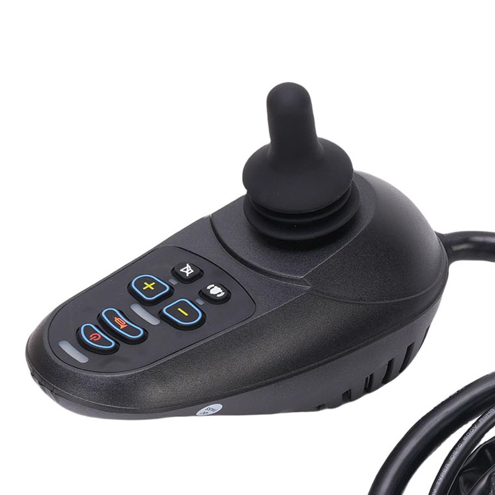 Kontroler typu joystick 50A do robotów i platform mobilnych - Ergonomiczna konstrukcja z blokadą rampy EABS i panelem wyświetlacza - Pilot do sprzętu rozrywkowego i zastosowań