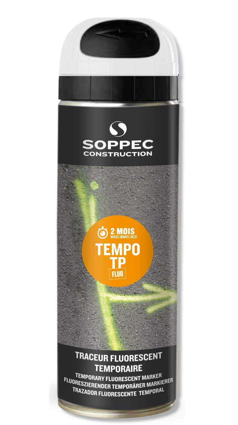 TRACEUR DE CHANTIER SOPPEC BLANC FLUO TEMPORAIRE 2-8 SEMAINES - 141600