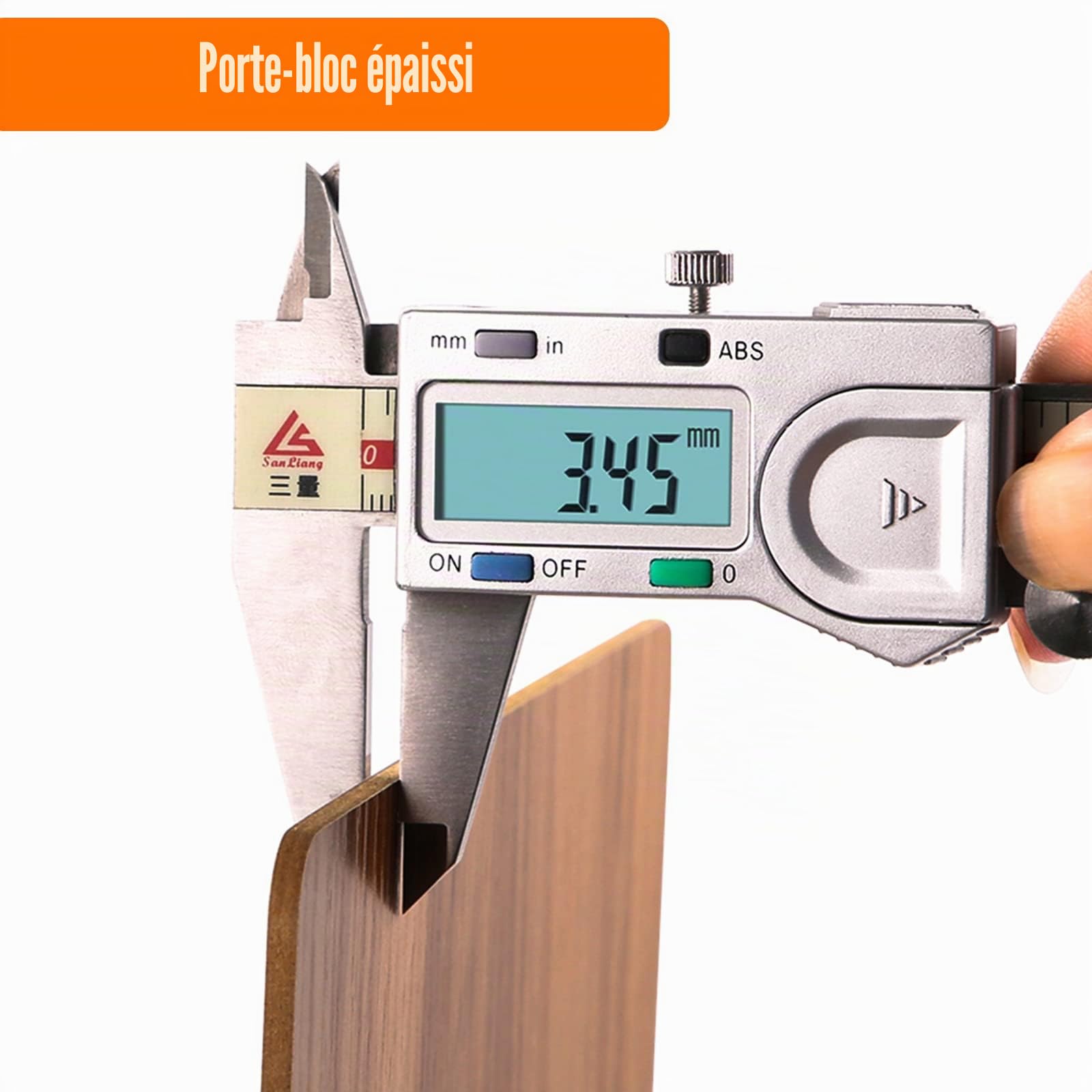 A4 Porte-Blocs en Bois,10 Pièces Planchettes à Pince Avec Clip et Trou de Suspension,Clipboard Porte-Formulaires