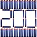 Produktbild Limirror 200er Refill Bullets für N-Strike Elite, Nachfüllpack Spielzeug für draußen, Darts Pfeile für Nerf Zubehör (200er, Blau)