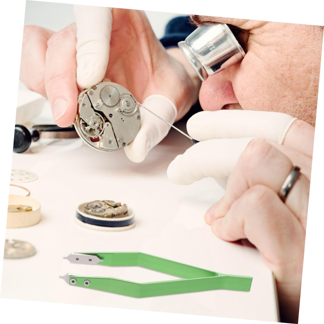 Holibanna Herramienta De Reparación De Relojes Diseño y Removedor De Correas Fabricado Aleación De Aluminio y Acero