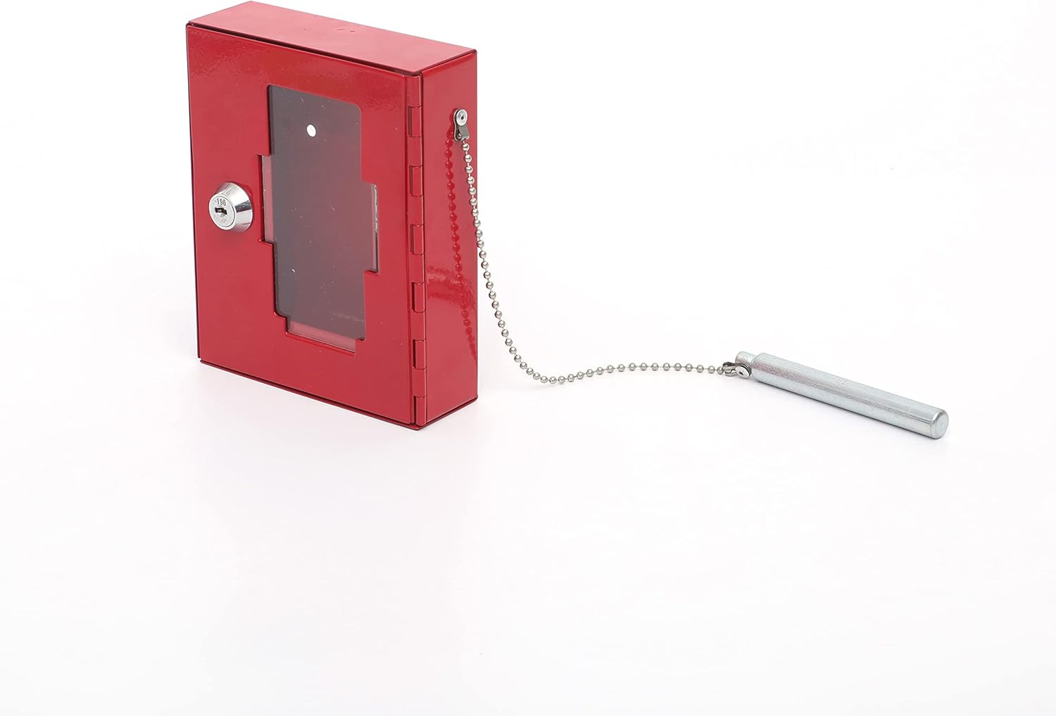 Breakable Emergency Key Box / Attached Hammer Red Emergency Key Box