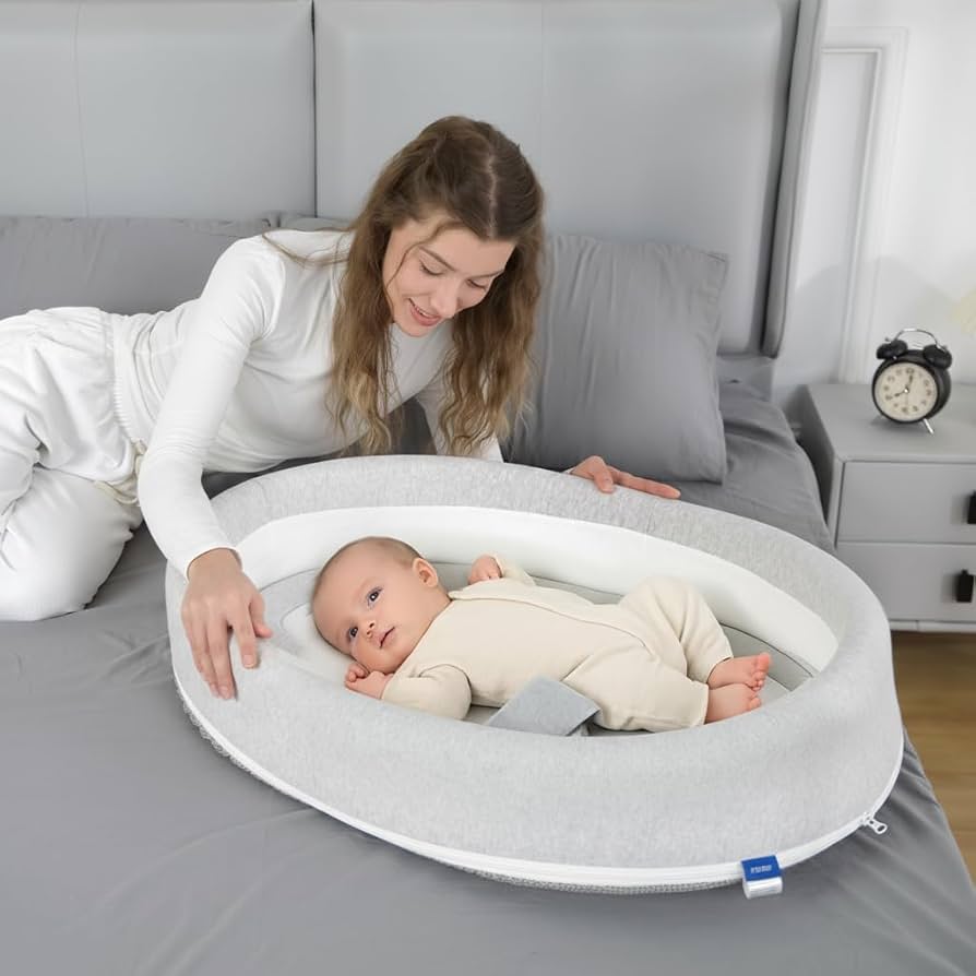 snuggle me スナグルミー ベビーネスト Infant Lounger + Cover Set [ birch ] / snuggle