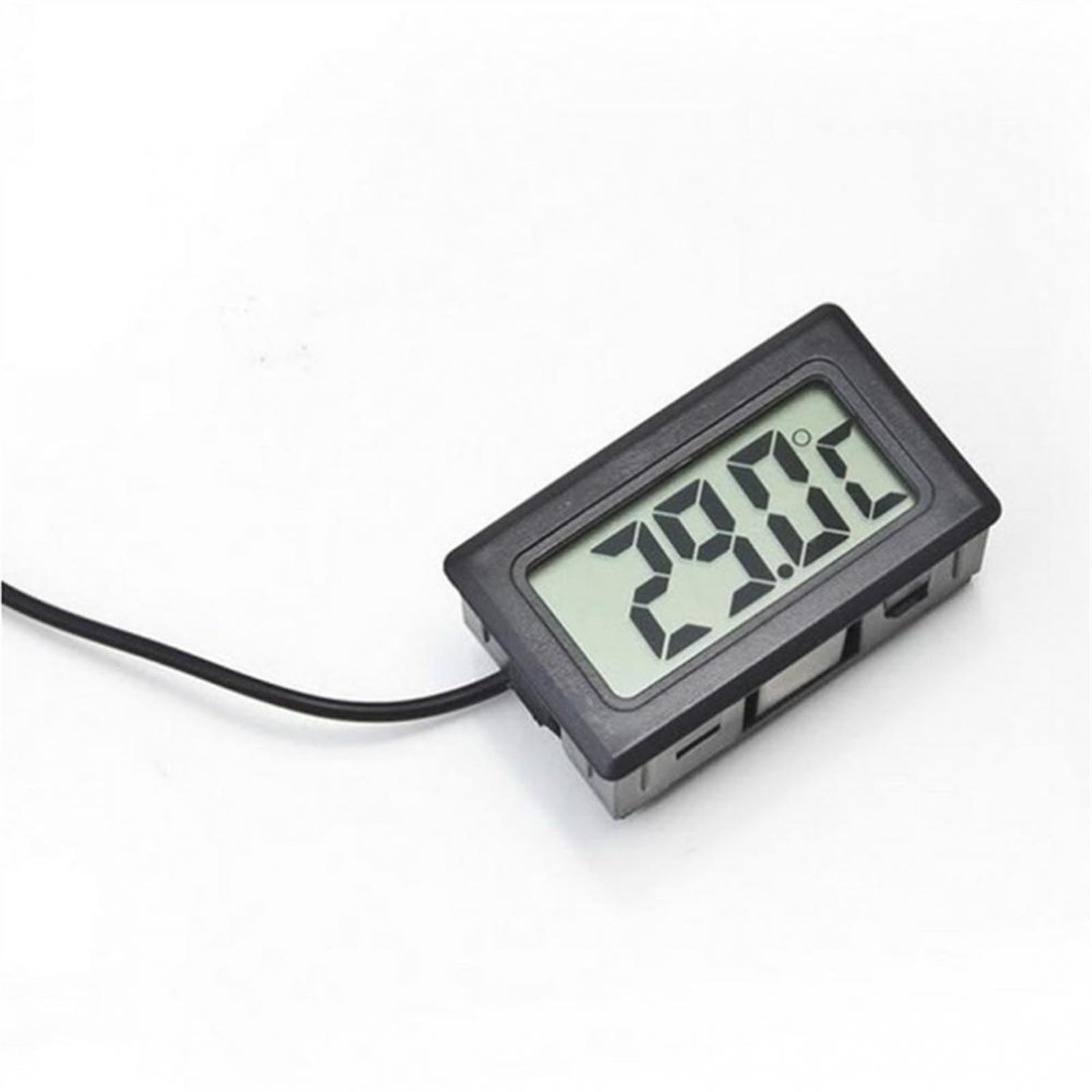 Wbudowany mini cyfrowy termometr z sondą i wyświetlaczem LCD z baterią -50-110°C do lodówki, akwarium, domu (kolor: styl A)