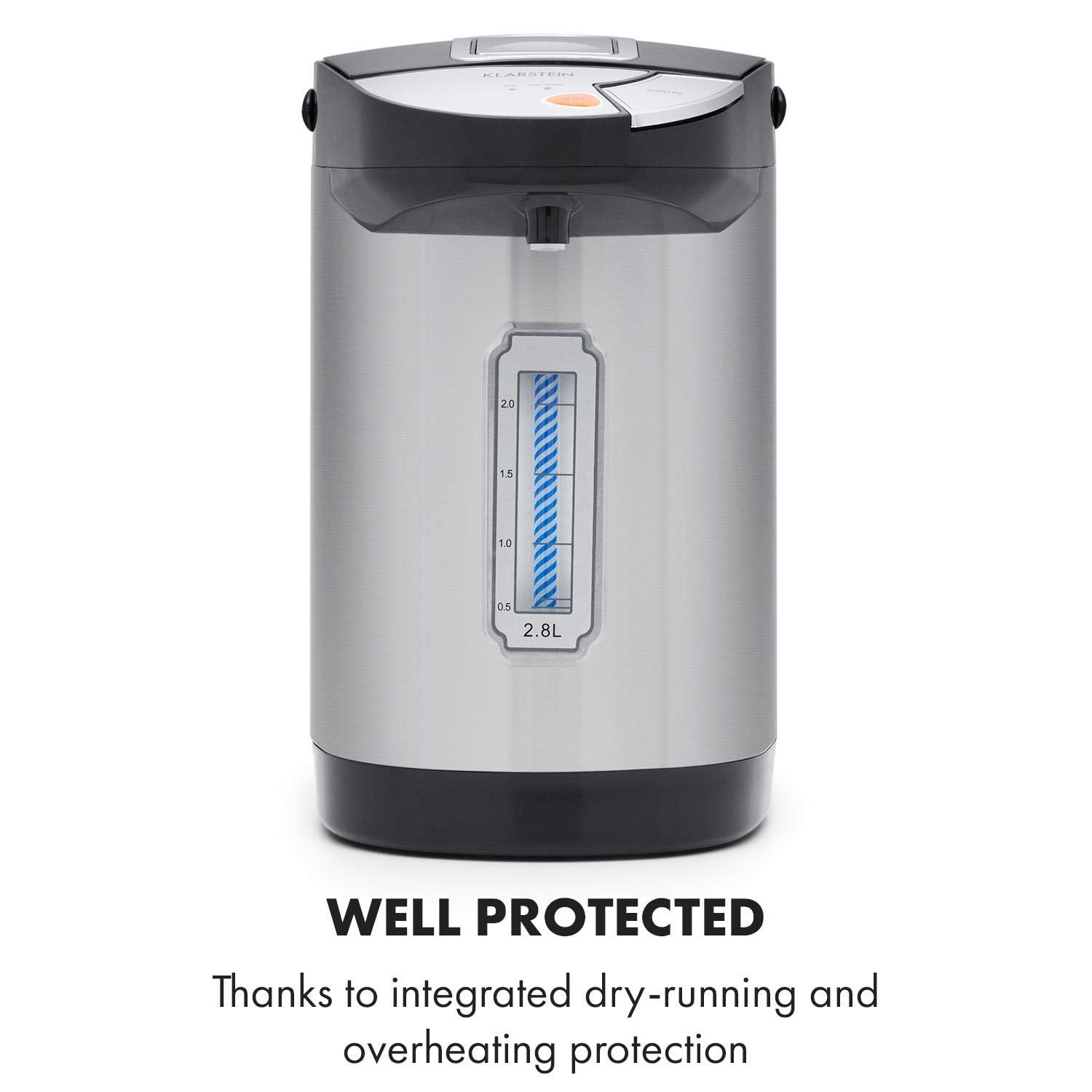 Buy Klarstein Hot Spring Hot Water Dispenser Stainless Steel Water