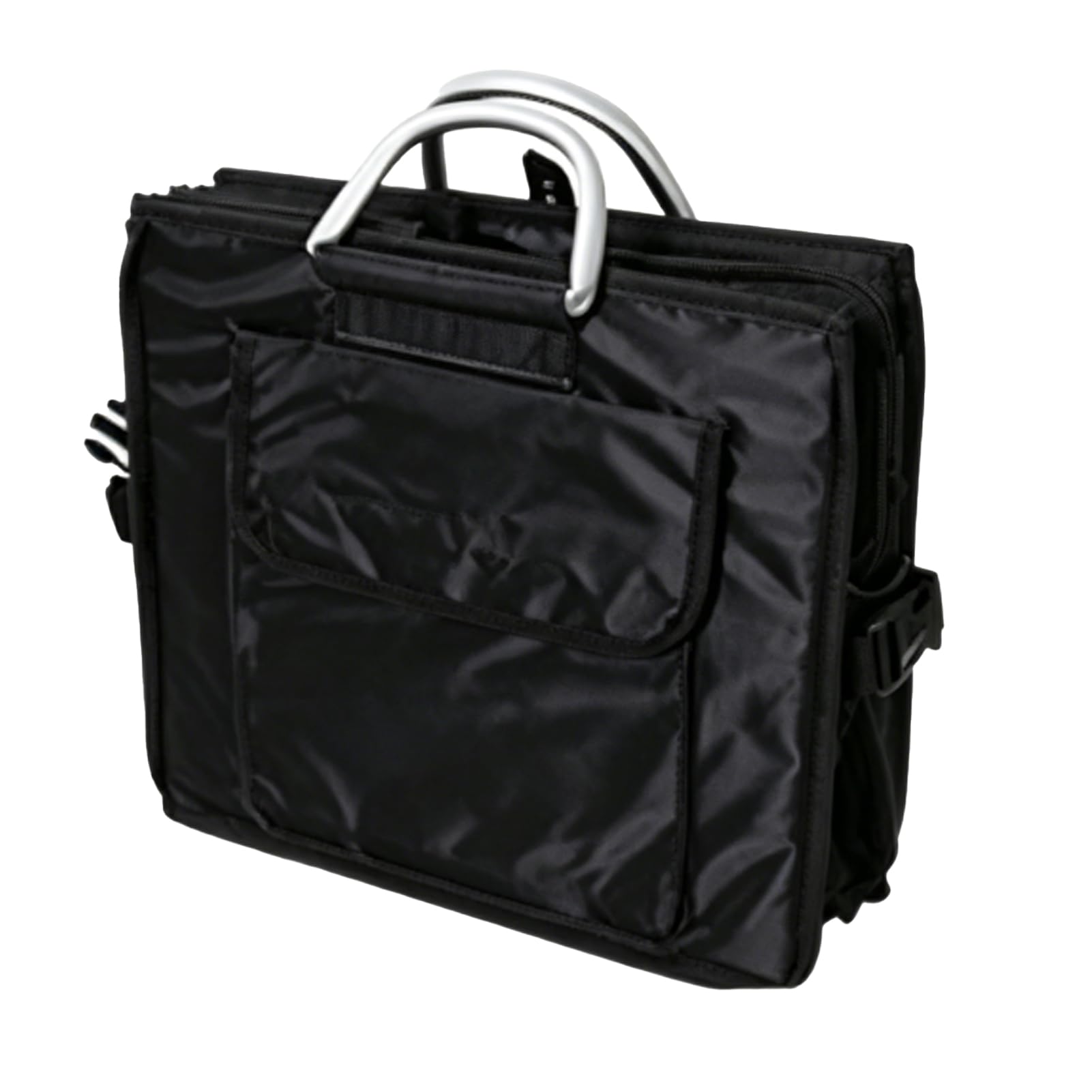 Cocoarm Petit Organisateur de Coffre, Organisateur de Coffre de Voiture Pliable de 28 L avec Couvercle et Poignée, Boîte de Rangement à 3 Compartiments, d'épicerie Pliable pour Siège Arrière de