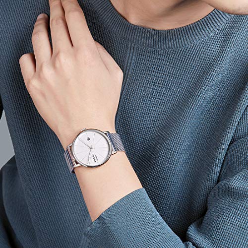 Image of Automatic Watch for Men, Japanese Automatic Mechanical Movement, Sapphire Crystal, Date Display, 50M Water Resistant, 40mm Minimalist Dress Watch