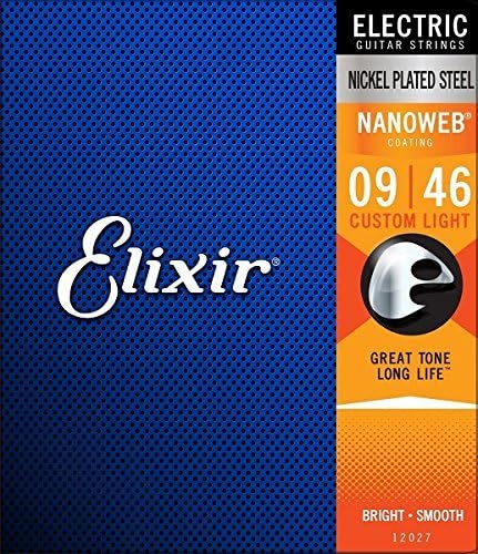 ELIXIR/Elixir 12027 Electric Guitar Strings Custom Light [09-46] x2 Sets