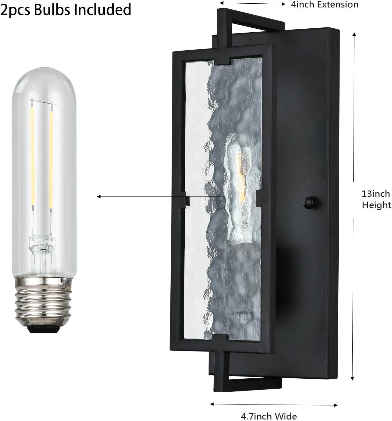 Rеvіеw Dіѕсоunt Black Sconces Wall Lighting,Rustic Farmhouse Wall Sconces Set of Two,Candle Bedroom Wall Lamp for Living Room Corridor Hallway Kitchen Island, 2 E26 Bulb Included.