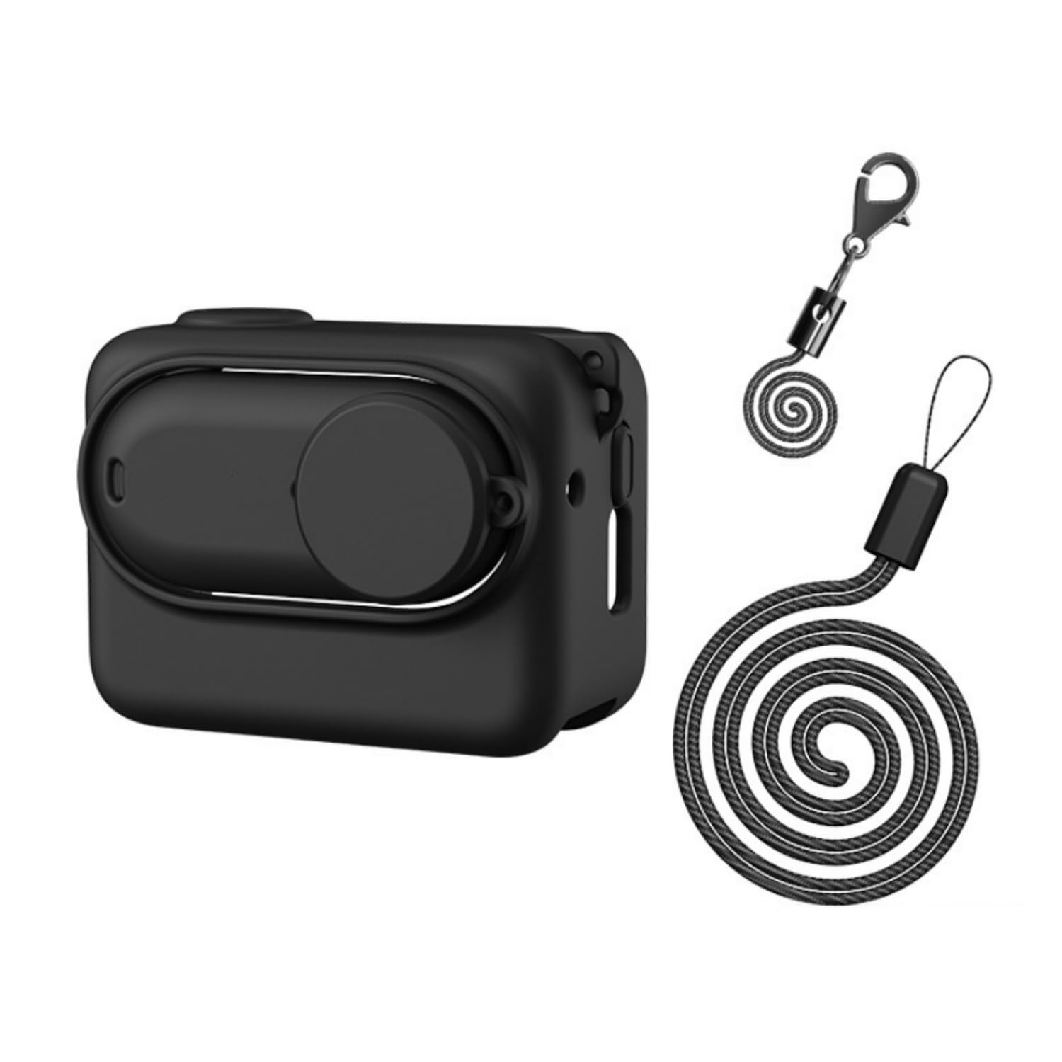 SKEIDO Silicone Body Cover Protective Case Safty Gear Compatible with Insta360 GO 3 Camera Action Pod