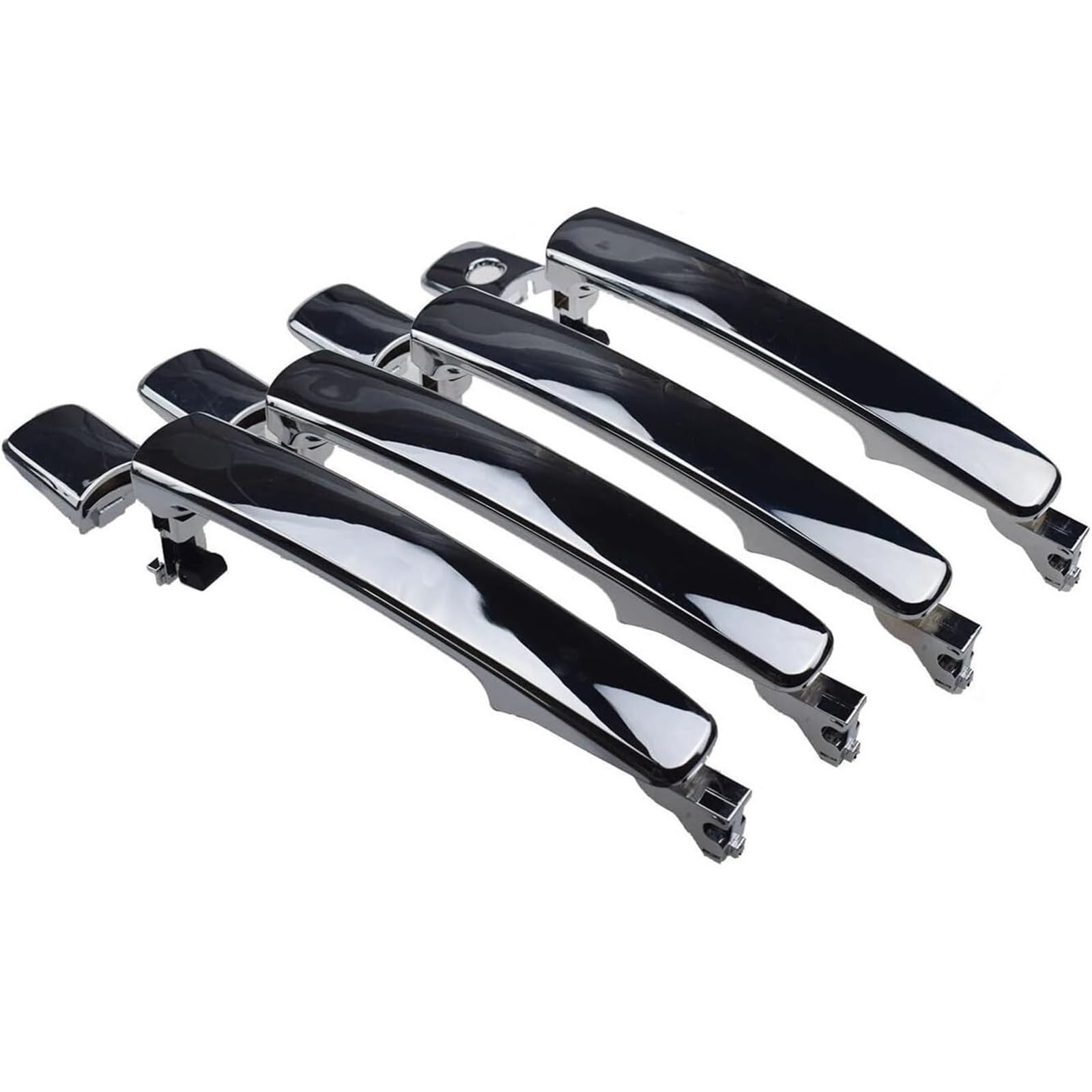 Glymzoi Car Exterior Door Handles Car Exterior Door Handle for Infiniti FX35 FX45 2003-2008 Front Rear LH RH for Chrome