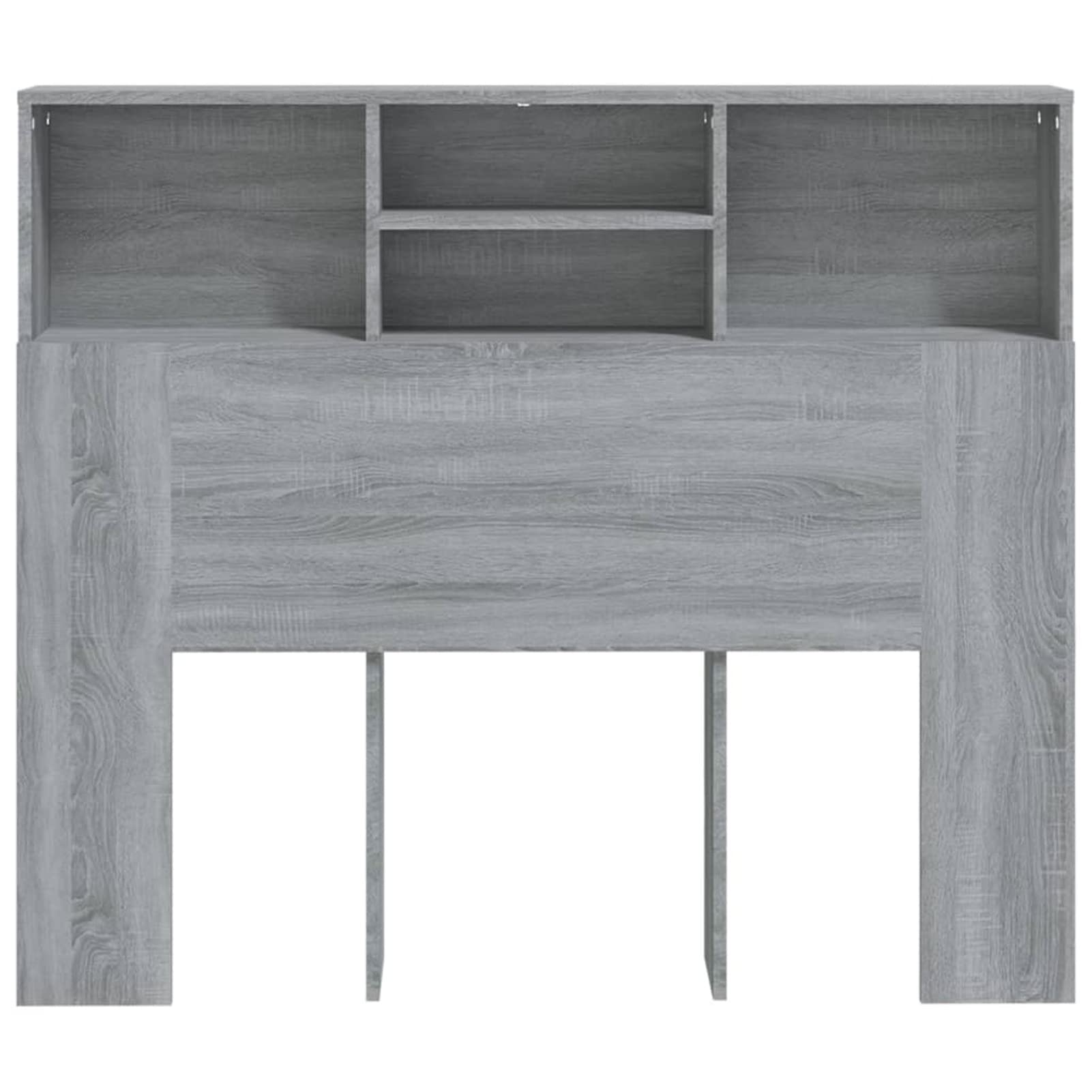 Mueble cabecero, Cabezal De Cama, Cabecera para Cama, Cabezales Dormitorios Modernos, Gris Sonoma 120x19x103,5 cm