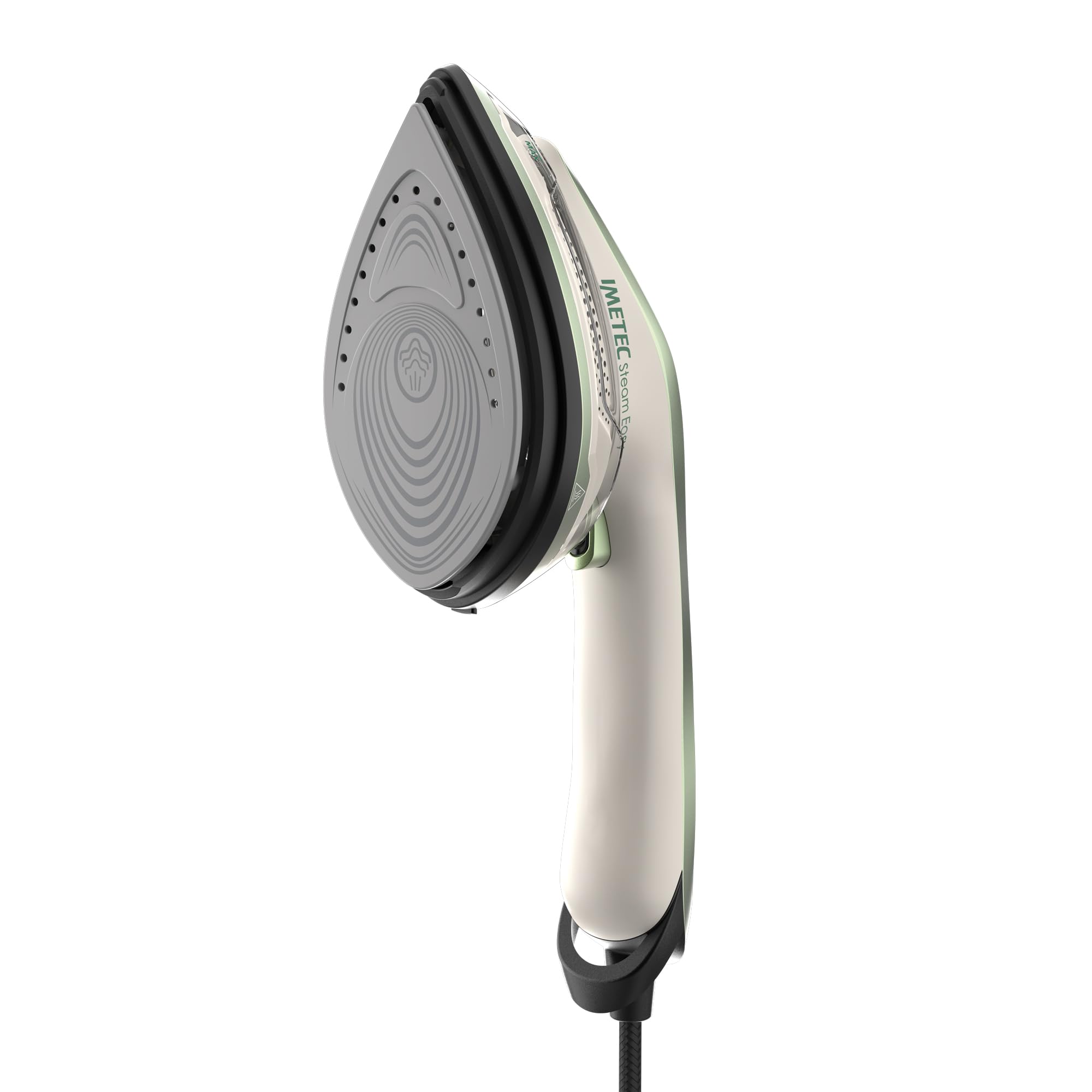 Imetec Steam Easy Dampfbügeleisen, tragbar, vertikales und horizontales Bügeln, Keramiksohle, dreifache Dampf- und Temperaturregelung, digitales Display, bereit in 30 Zoll, 1200 Watt