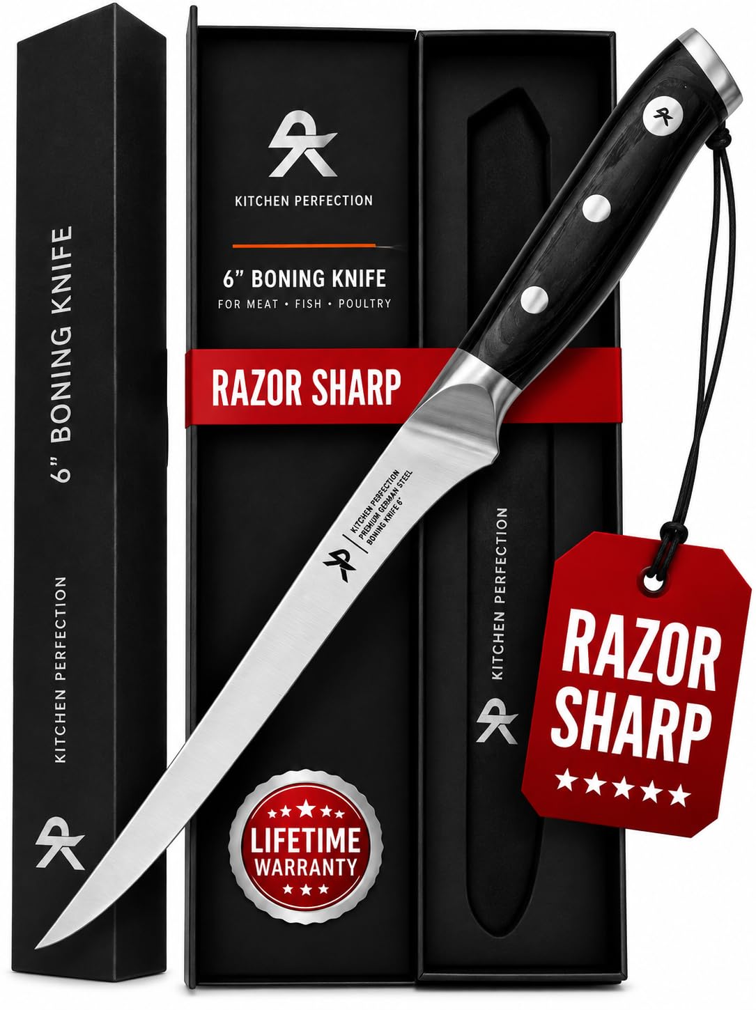 Kitchen perfection 12" Brisket Knife for Carving & Slicing Meat - BBQ Gifts — Amazon image 12