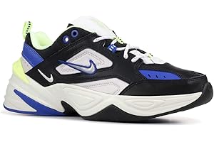 Nike Men's M2K Tekno Sneakers in Black, Silver, and Volt