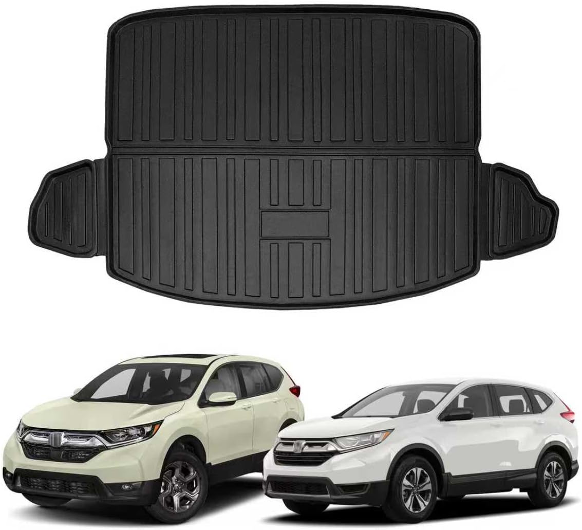 Fit for 2012-2016 Honda CRV Trunk Cargo Mats，All-Weather TPE Rear Cargo Liner Protector for Honda CRV Accessories 2012 2013 2014 2015 2016,Black(12-16,Fuel Model)