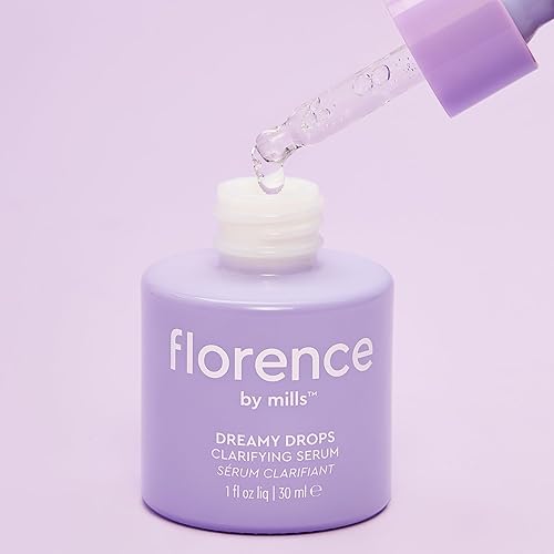 Miniatura 4 de Florence by Mills Dreamy Drops - Suero clarificante  Suero facial sedoso + ligero  Brillante + Hidrata  Ayuda a equilibrar el aceite + piel suave y