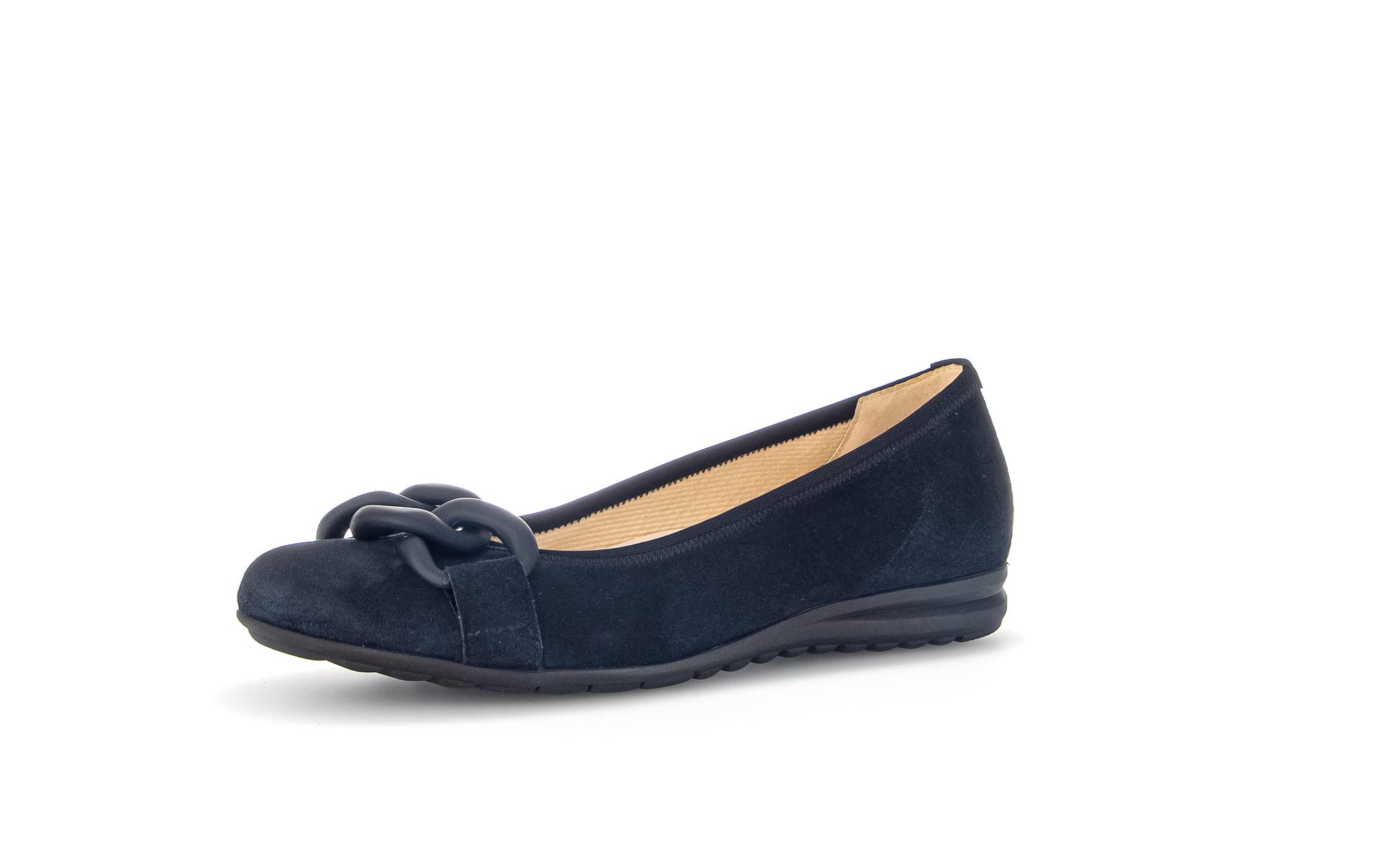 Gabor Damen Ballerinas Dark-Blue Uni – Klassische Flats, 40.5 EU / 7 UK