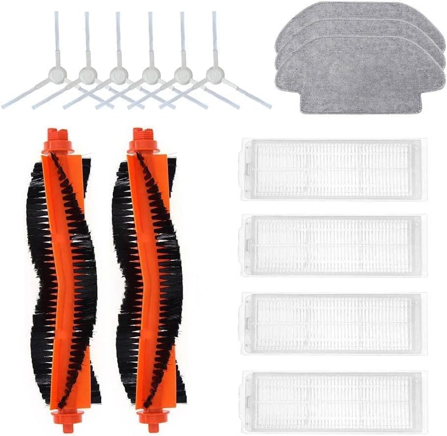 Recamania Kit de Accesorios para Xiaomi Robot Vacuum Mop 2S Xiaomi Mop P Xiaomi Robot Vacuum S12 R