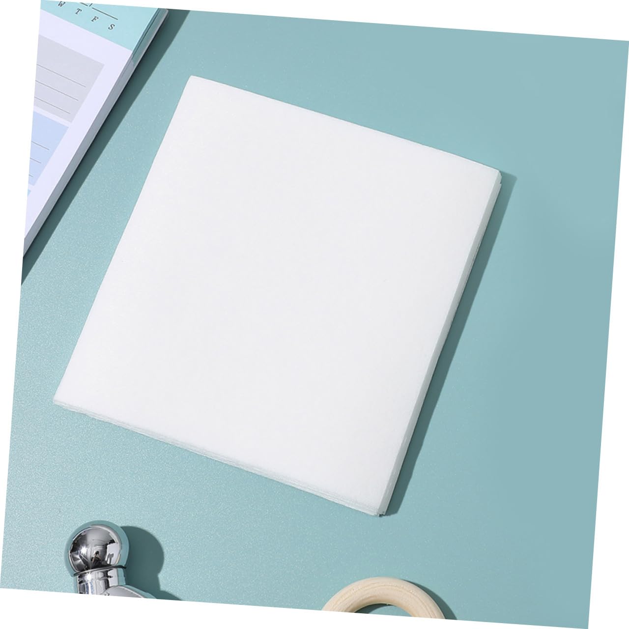 Lingettes Nettoyantes sans Peluche 10x10 Cm 53 G pour Lentilles, Écrans Électroniques et Microscopes, Chiffon de Nettoyage Absorbant pour Téléphone et Matériel Optique Délicat