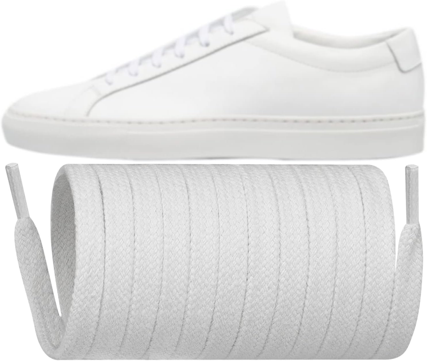 Endoto Shoelaces Replacement Flat Laces for Common Projects Sneaker Shoes