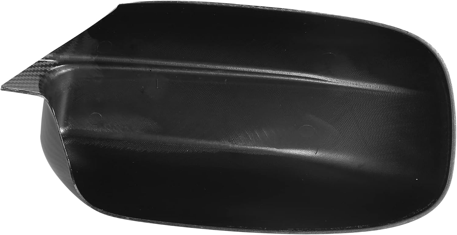 X AUTOHAUX Pair Car Exterior Rear View Mirror Covers Cap Overlay for Dodge Charger 2011-2021 Carbon Fiber Pattern