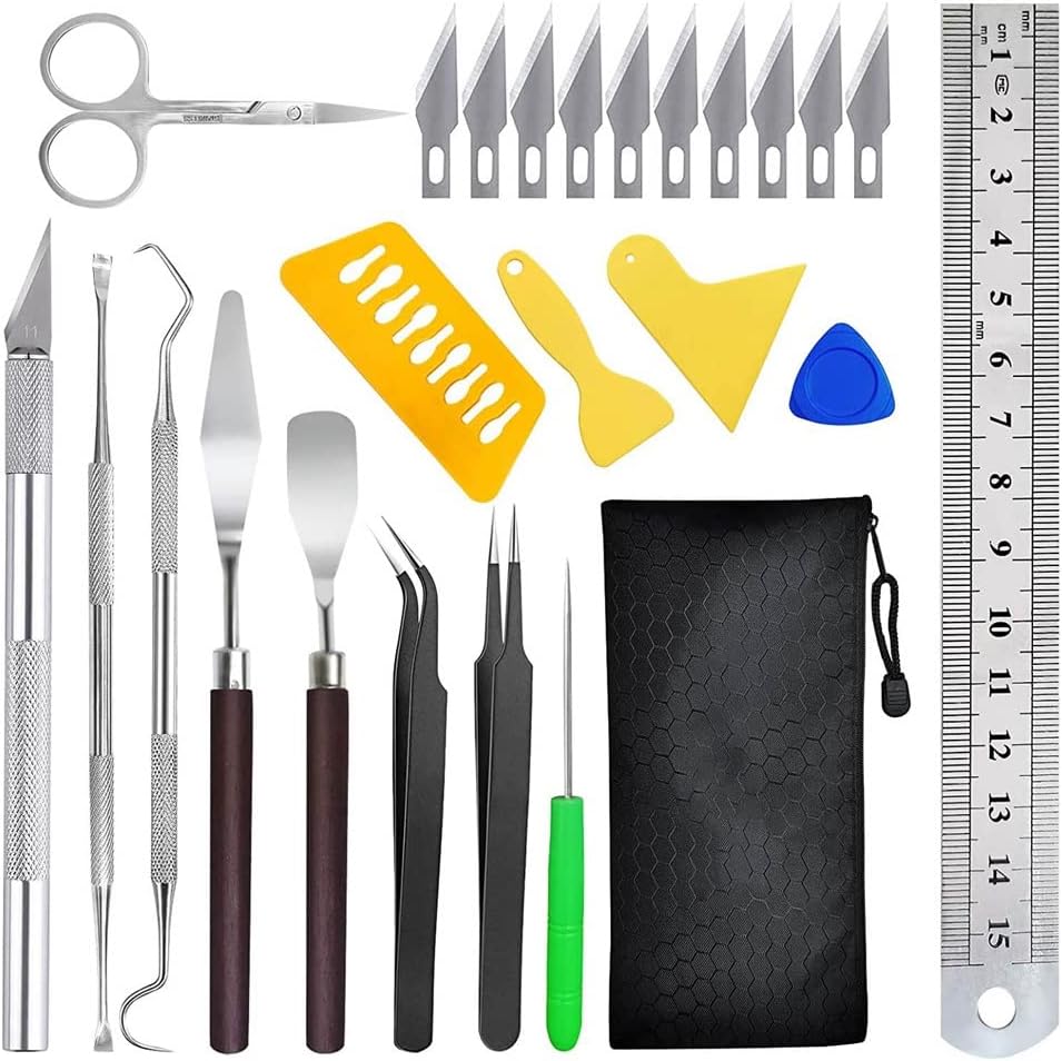 SIDUFHAOPKLL 25pcs Craft Vinyl Weeding Tool Set Basic Silhouettes Cameos Lettering DIY Accessories Handmade