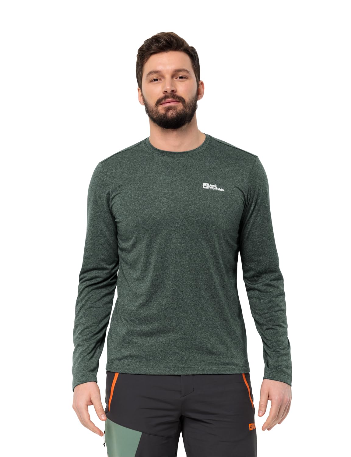Jack Wolfskin Męska koszulka turystyczna Sky Thermal L/S M (1 opakowanie)
