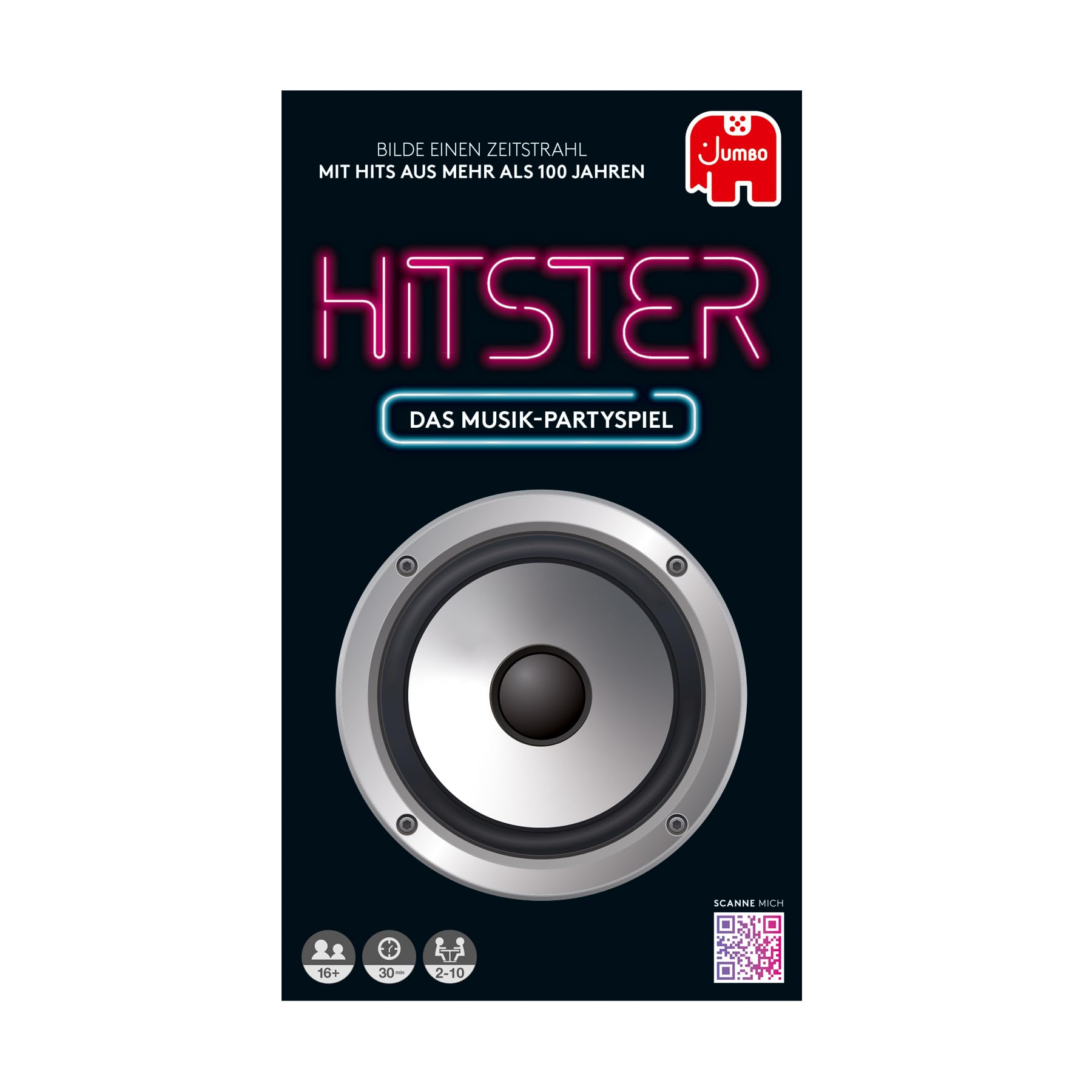 Hitster Original, EIN Party- und Kartenspiel für Erwachsene und Familien - 2 bis 10 Spieler ab 16 Jahren, Deutsch (DE) - 3