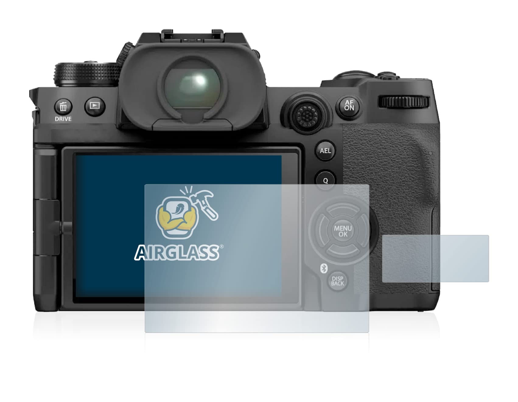 brotect Pellicola Protettiva Vetro per Fujifilm X-H2S Protezione Schermo [Durezza Estrema 9H, Chiaro