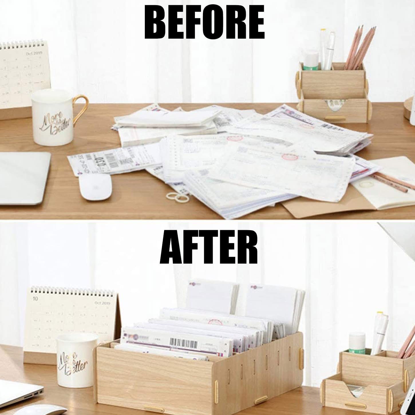 Générique Organisateur De Fiches Mémoire - Boîtier En Bois Pour Cartes