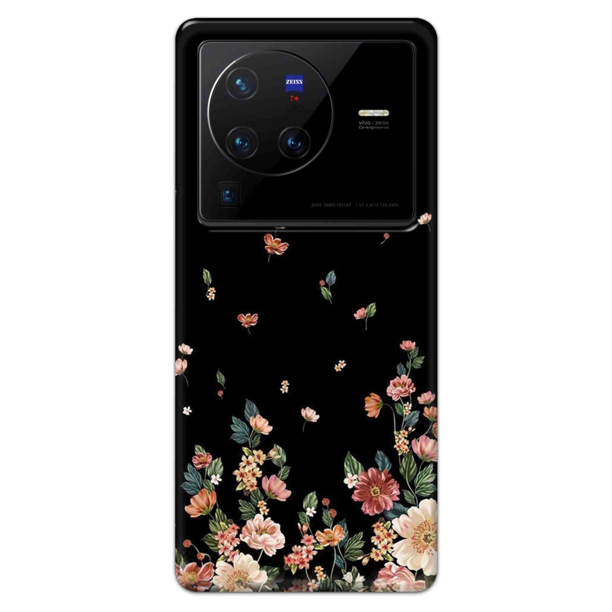NDCOM for Vivo X80 Pro 5G Back Cover Flowers Girly Printed Hard Case-image-48