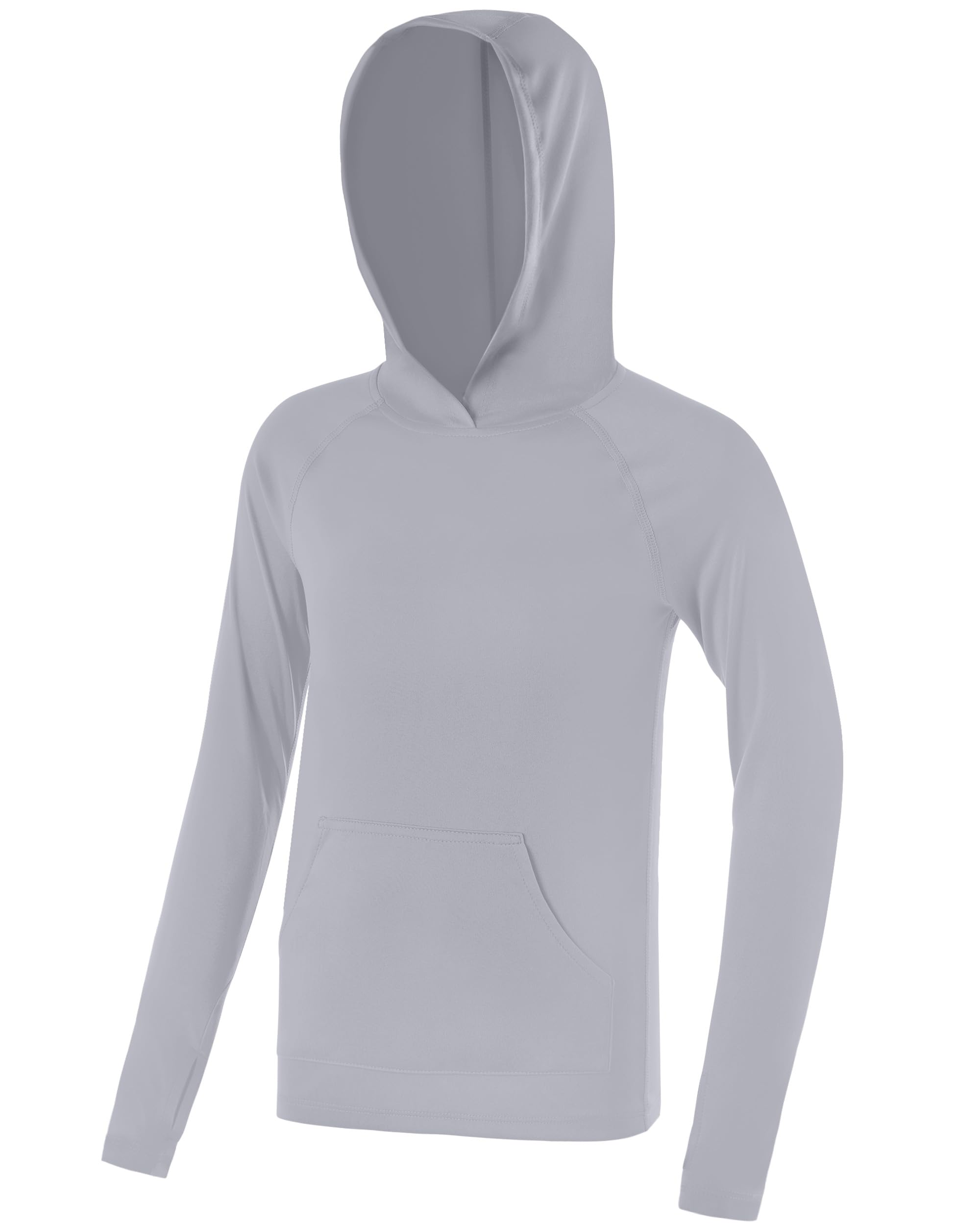 Boys Rash Guard Hoodie UPF 50+ Long Sleeve Sun Protection Swim Shirt