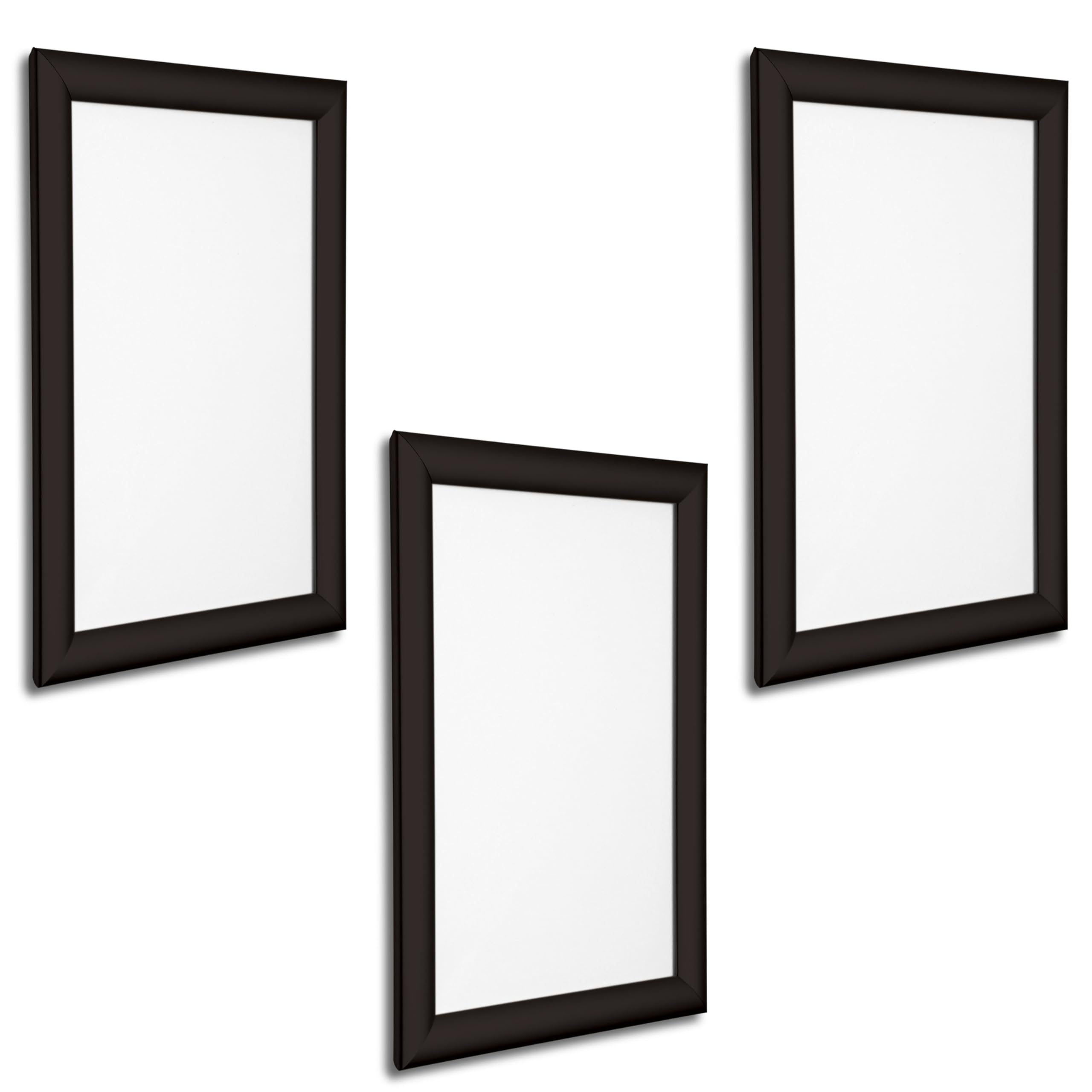 Biggest Aluminium Snap frame Poster Frame Clearence sale In Black and silver Colour (3 x A5 Black Mitred) — image 1