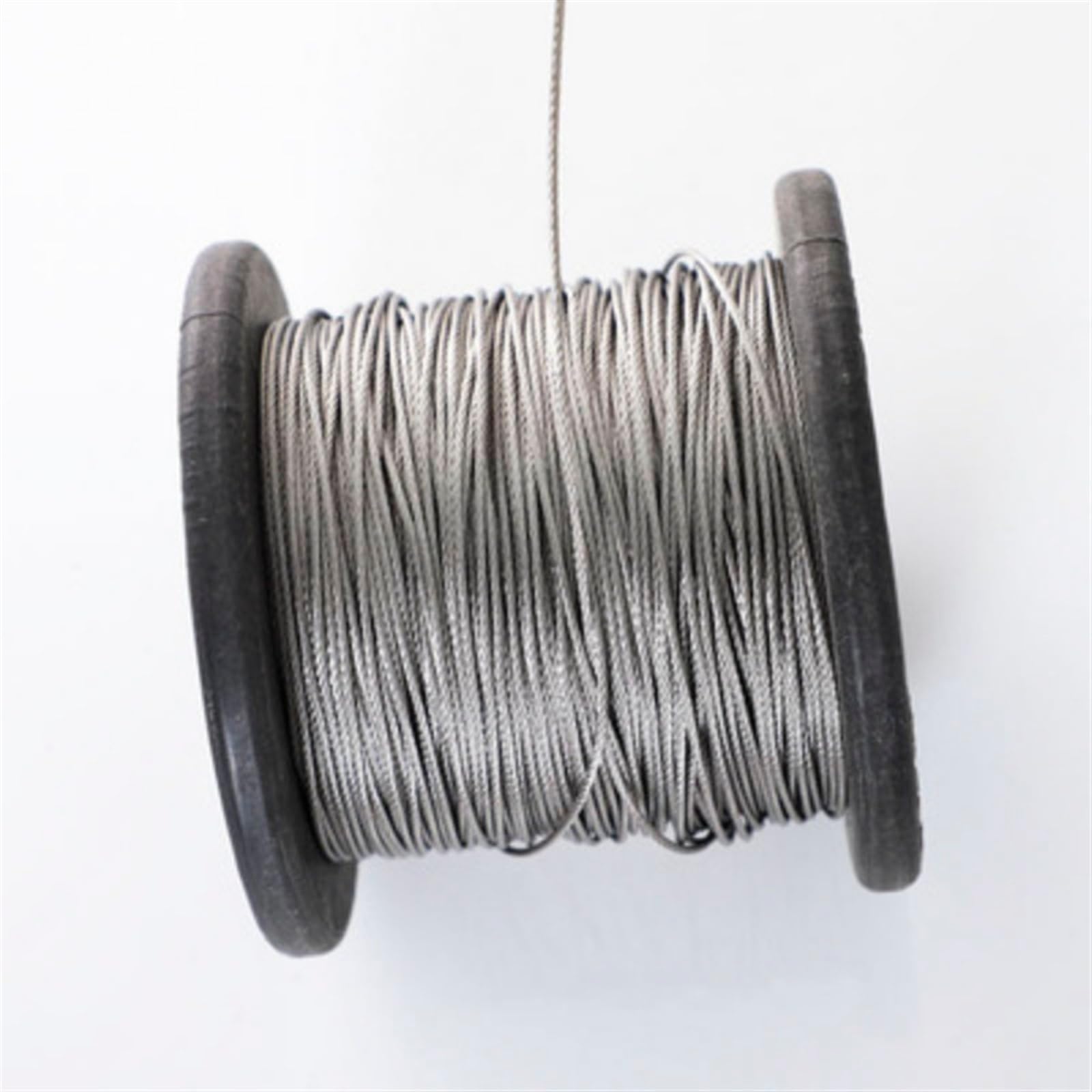 Cable Acero,Cuerda de Alambre Cable de Acero Flexible Recubierto de PVC de 50 Metros de 0,5 a 3,0 mm, Cuerda de Alambre Blanda, tendedero de Acero Inoxidable Transparente(3.0mm)
