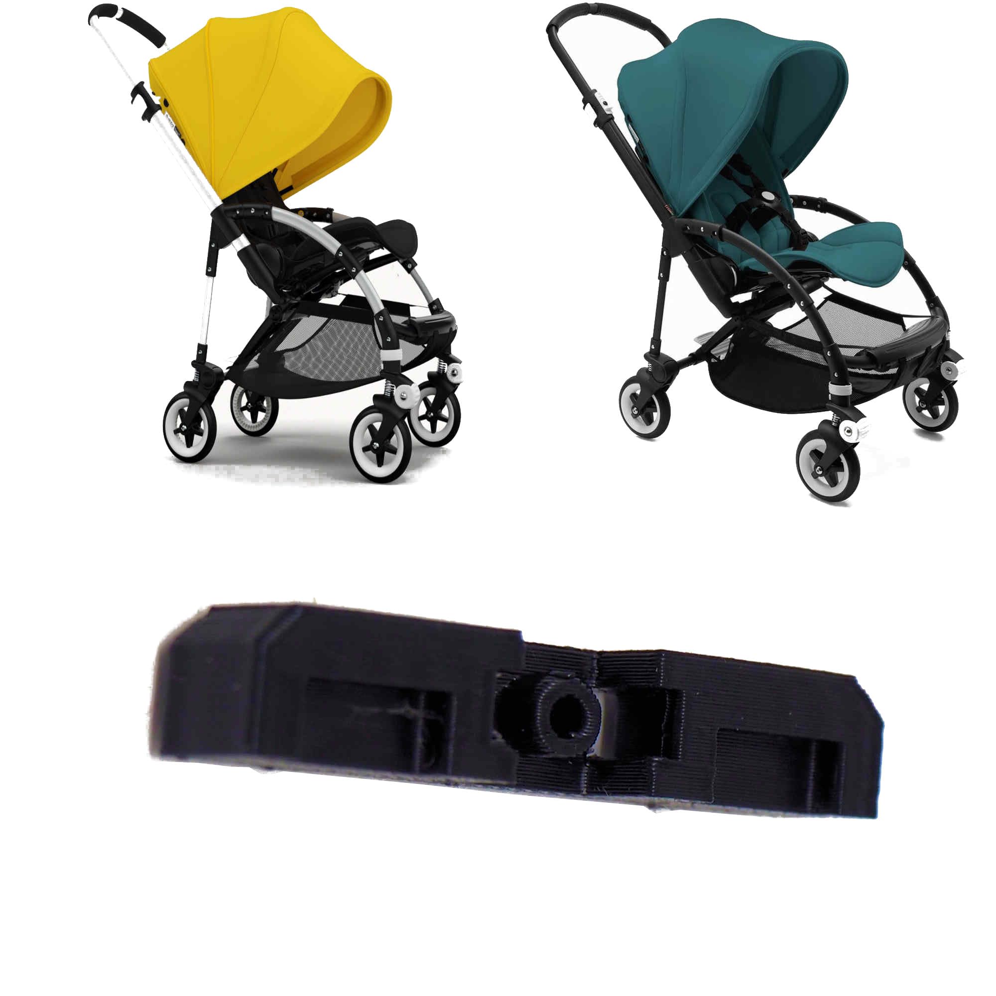 Locking Handle Block Replacement Part for Bugaboo Bee 3 Fix Repair DIY Stroller, Black - Image 2