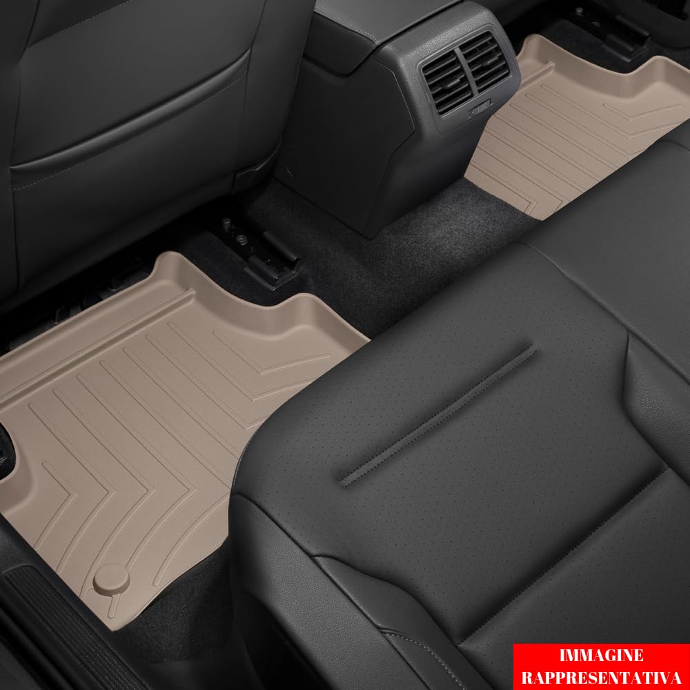 WeatherTech All-Weather Floor Mats For LX/Land Cruiser - Tan, 1st & 2nd Row (4pc) 8 thumbnail image
