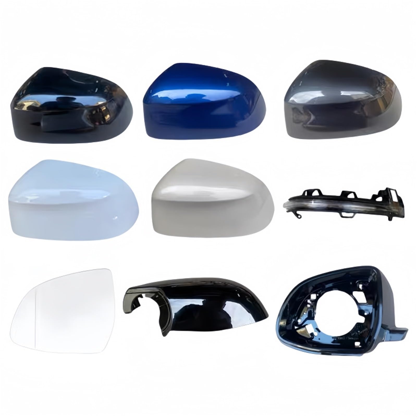 zamiennik do lusterka bocznego Pasuje do Bmw X3 X4 X5 X6 X7 G01 G02 G04 G05 G07 G08 Auto lewy prawy tylne lusterko wsteczne rama osłony włączony(Mirror Cover White R)