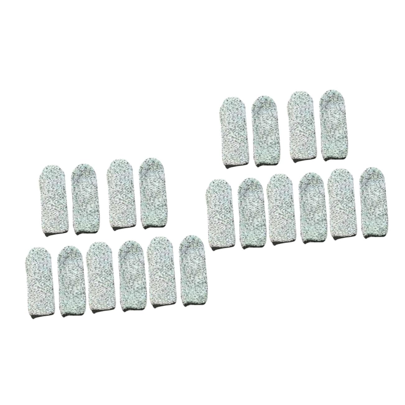 POPETPOP 20pcs Cut Resistant Finger Protectors for Kitchen Chopping Breathable -Skid Finger for Cutting and Carving Suitable for Users